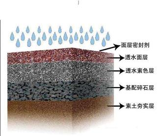 透水剖面结构图